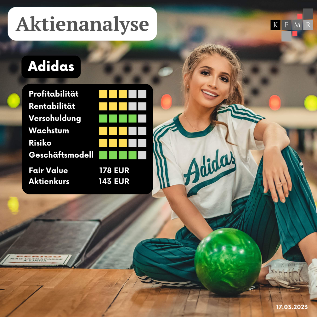 Aktienanalyse Adidas Aktie Fair Value Fundamentale Analyse Kennzahlen 2023 Prognose Update